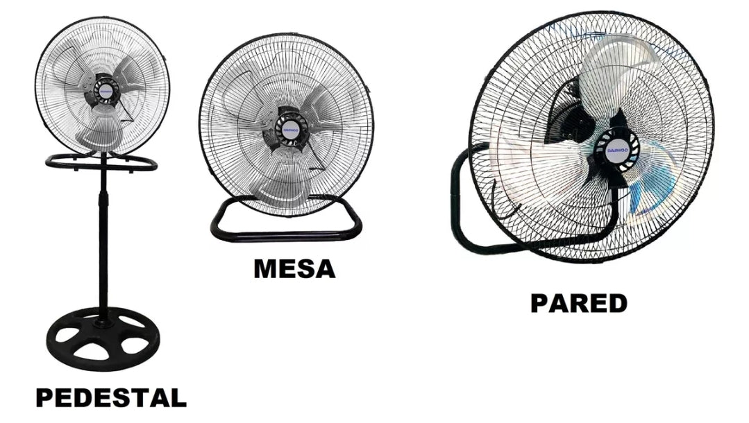 Ventilador de pedestal Daewoo 18" 3 en 1