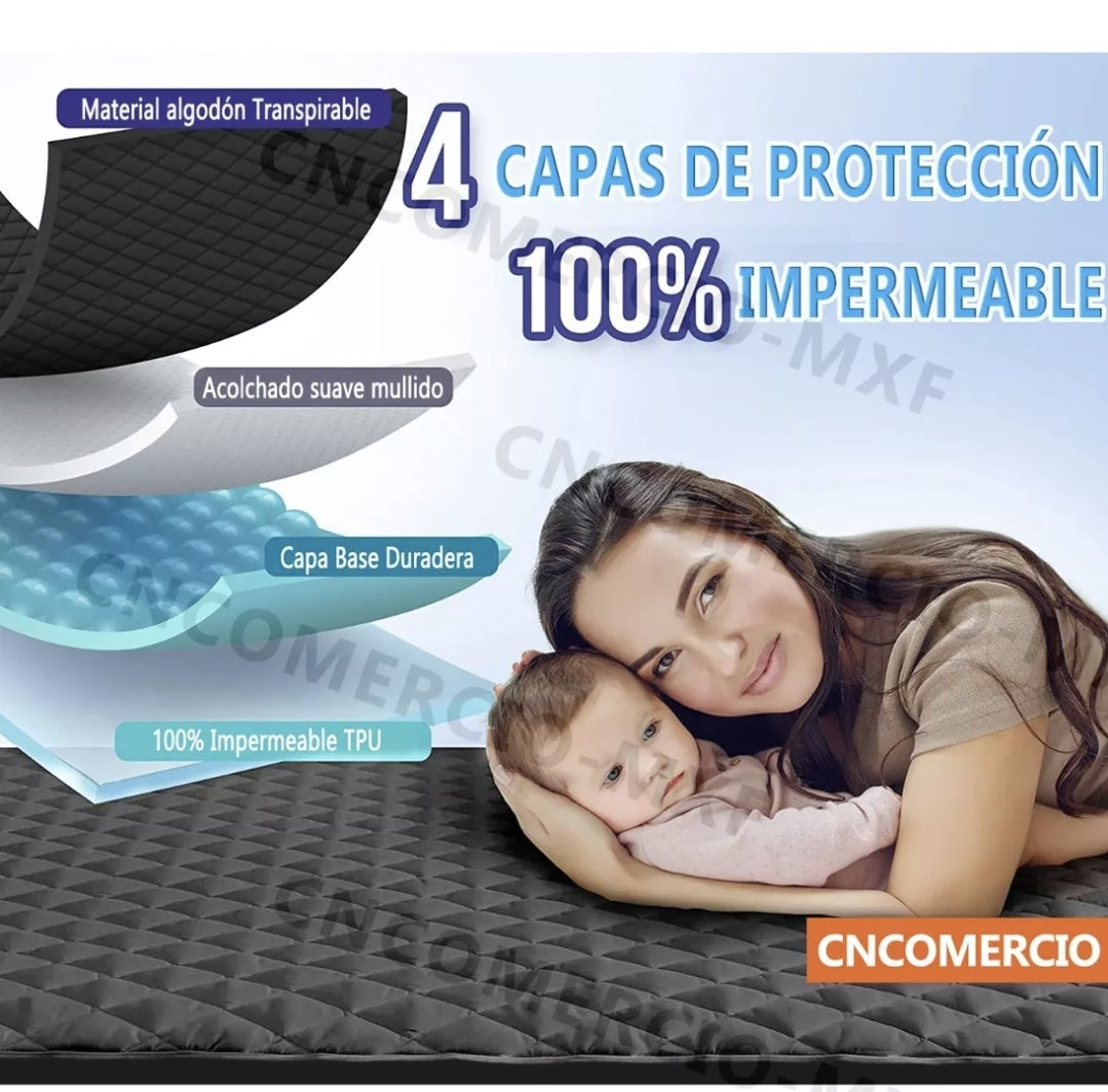 Protector cubre colchón Impermeable MATRIMONIAL