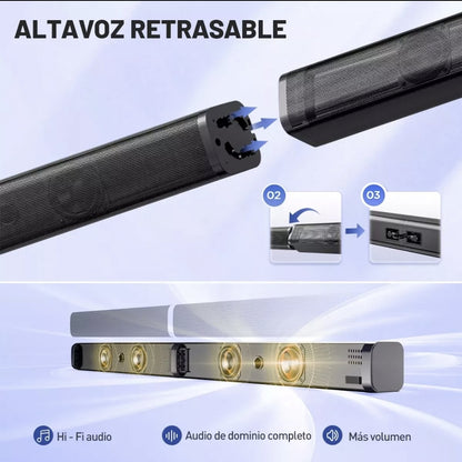 Barras de sonido Bluetooth Home Theater 2 en 1
