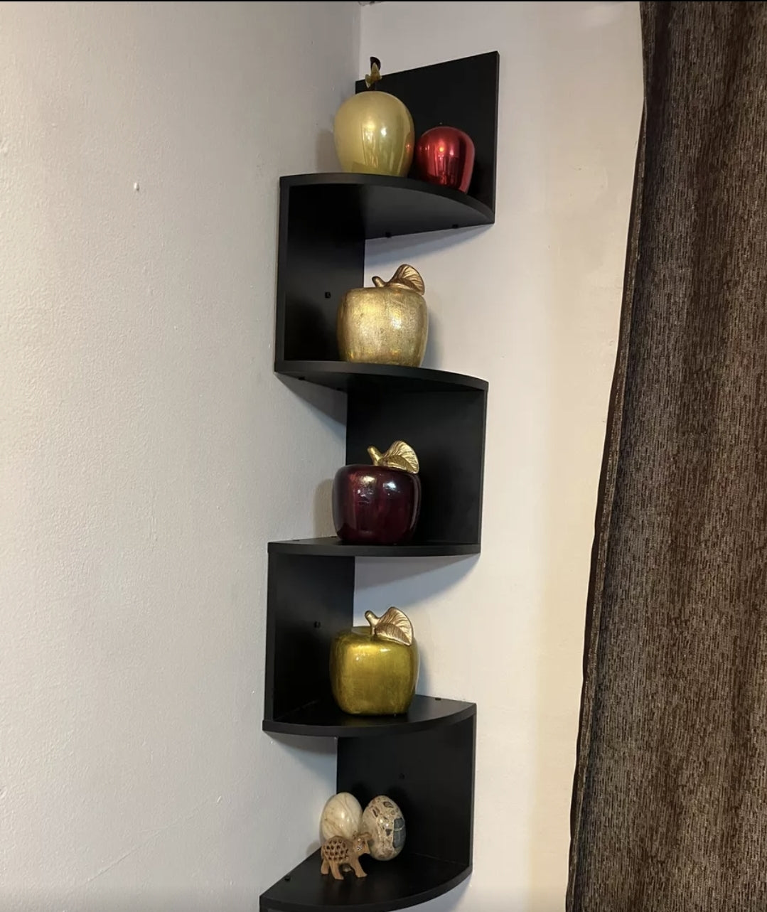 Repisas esquineras flotantes de 5 niveles INCLUYE 2 PIEZAS