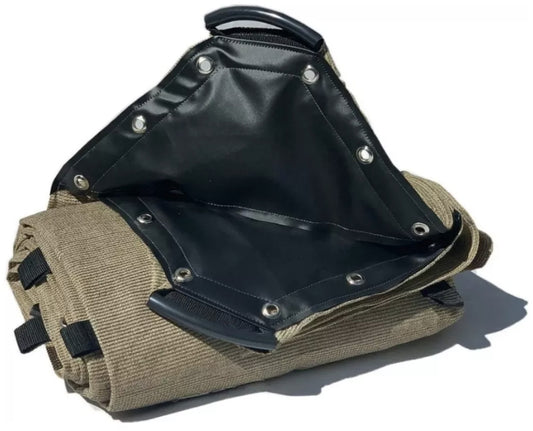 Malla Sombra Reforzada 90% sombra con jaladeras y ojillos de metal