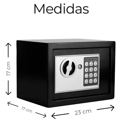 Caja Fuerte Digital De Alta Seguridad Con Código Y Llave