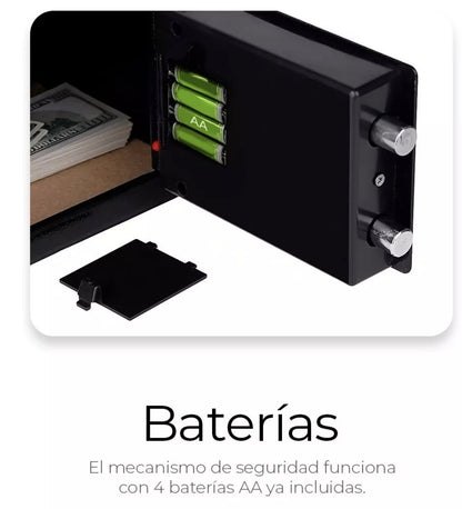 Caja Fuerte Digital De Alta Seguridad Con Código Y Llave