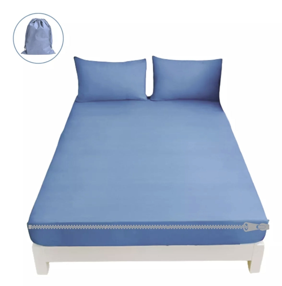 Funda con cierre MATRIMONIAL + 2 FUNDAS DE ALMOHADA