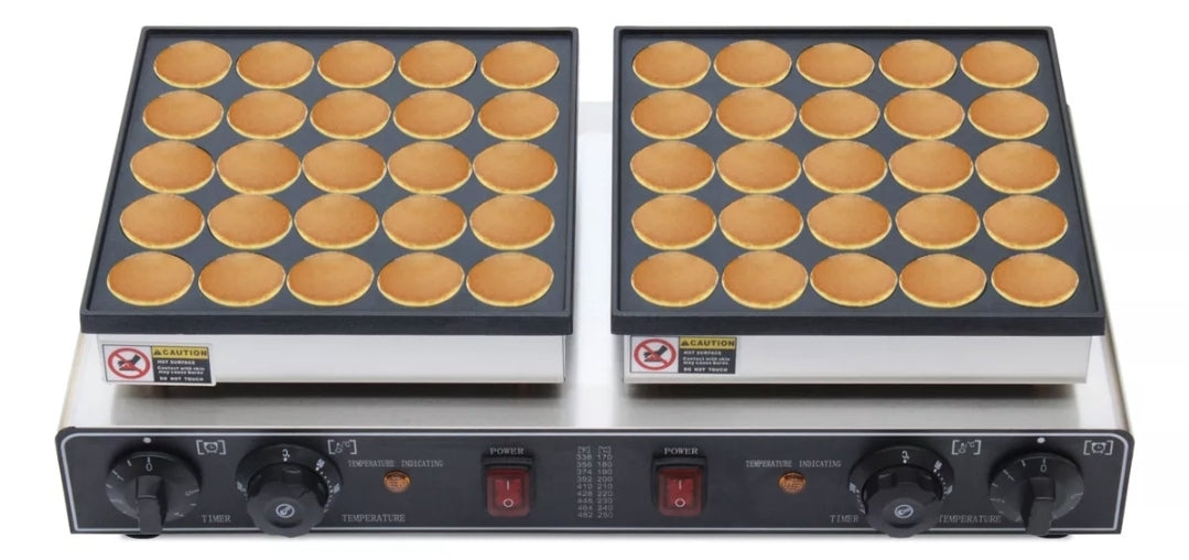 Máquina eléctrica 50 mini hotcakes