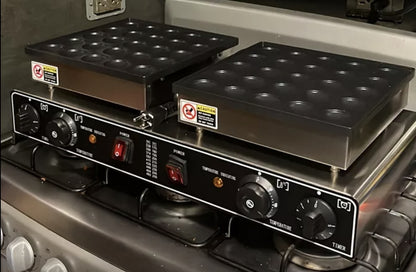 Máquina eléctrica 50 mini hotcakes