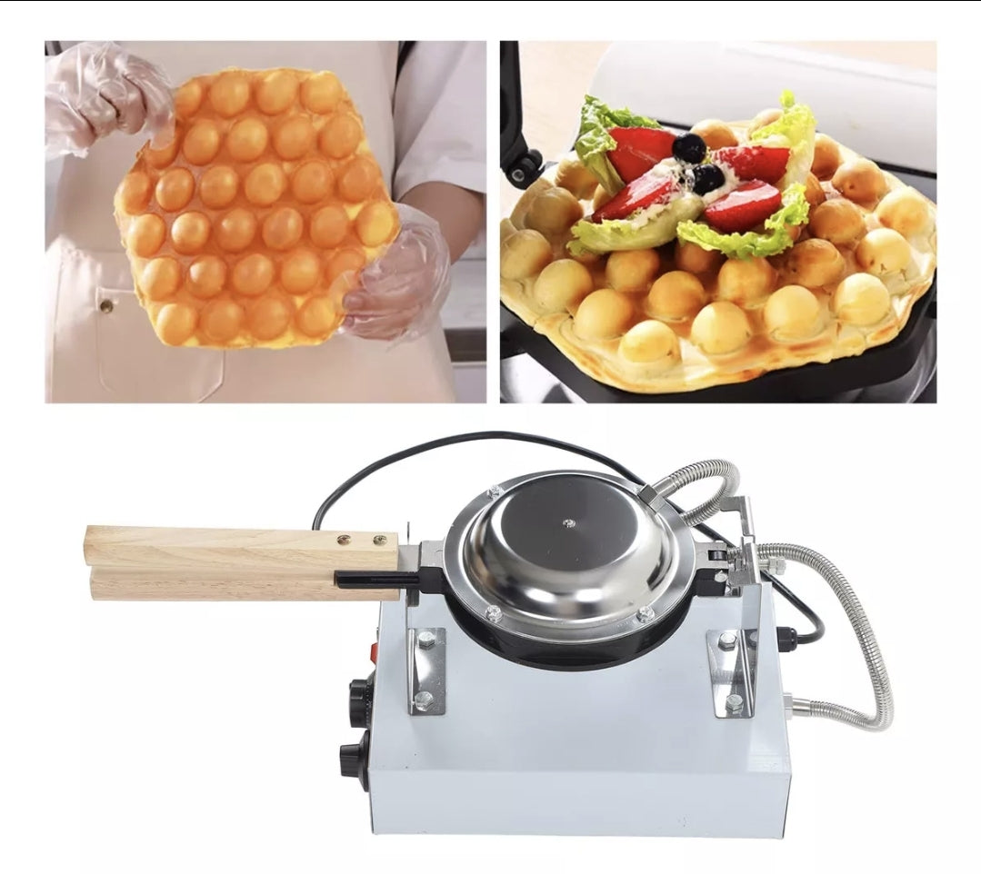 Maquina para bubble waffles 1400w