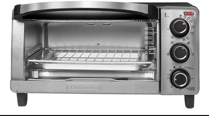 Horno eléctrico Black+Decker convección 4 rebanadas