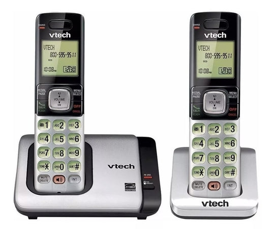 Teléfono VTech inalámbrico 2 auriculares