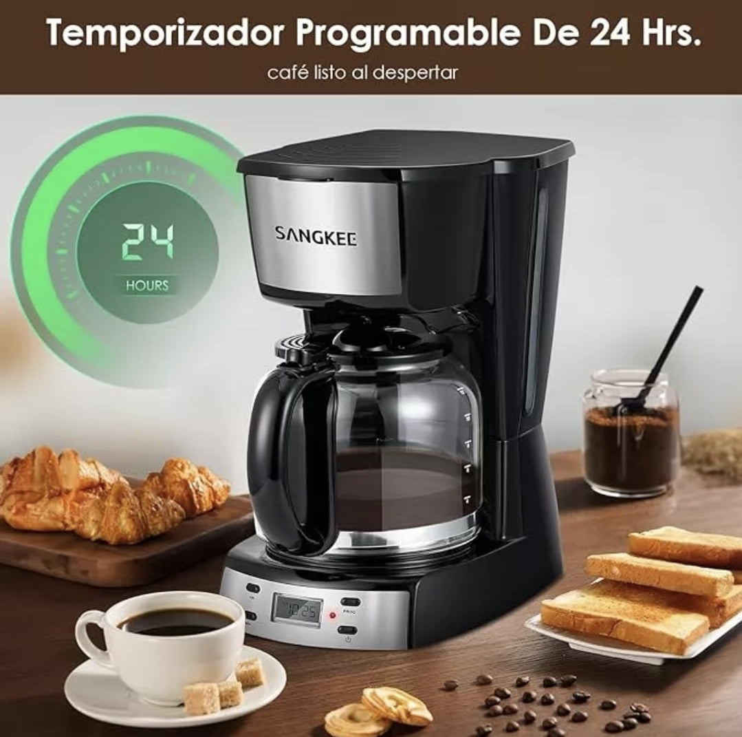 Cafetera eléctrica de goteo 12 tazas
