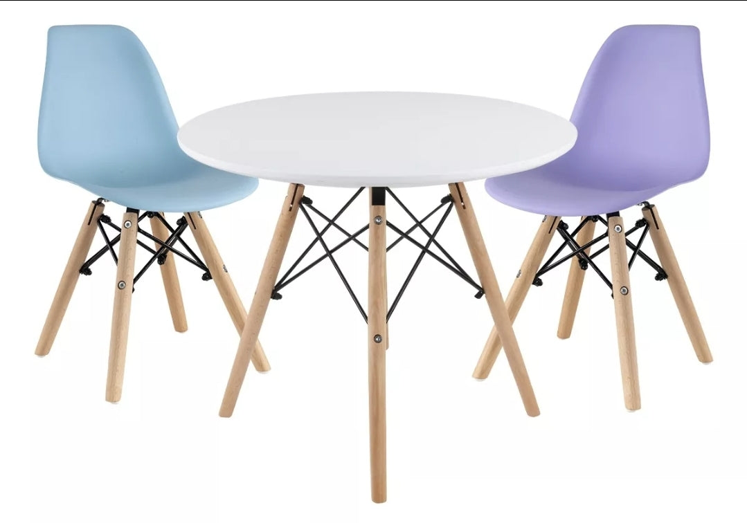 Mesa eames etapa PREESCOLAR color blanco