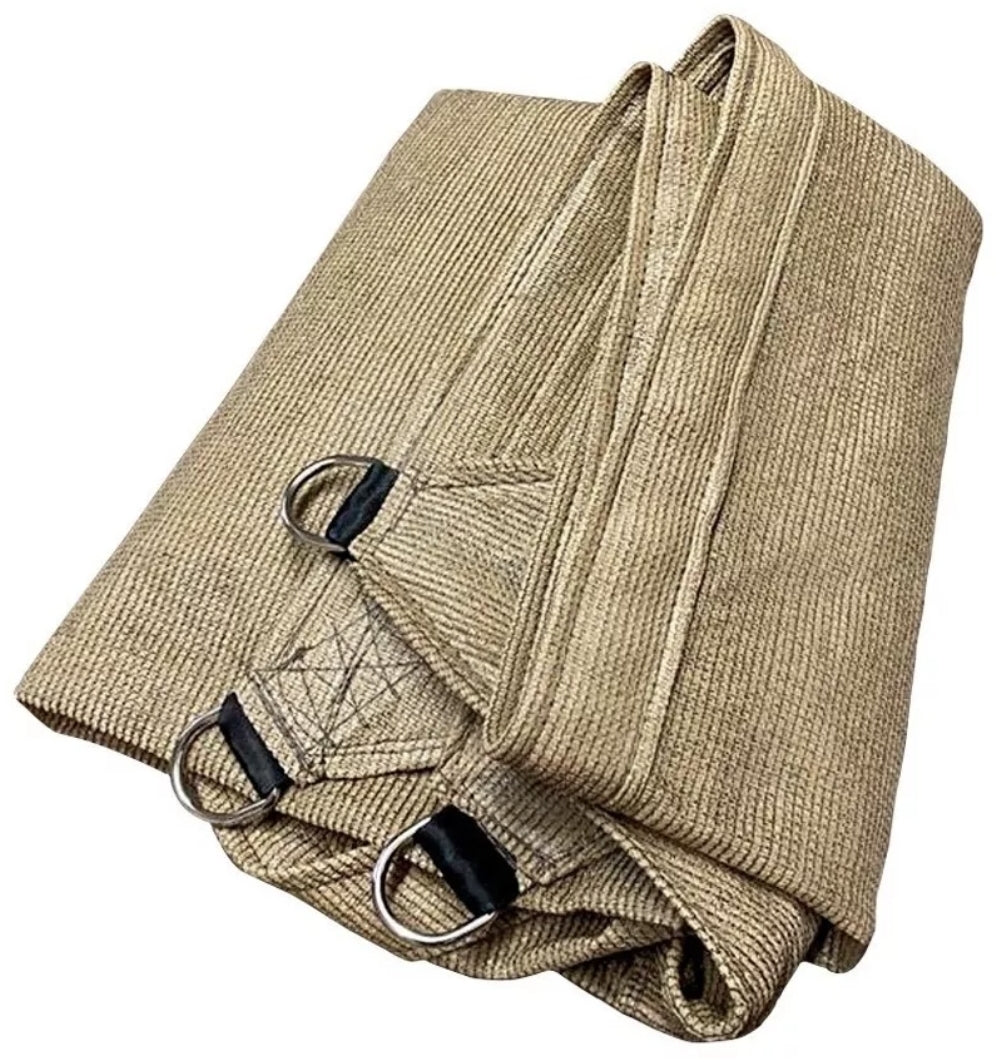 Malla sombra 3x3x3 90% sombra velaria triangular