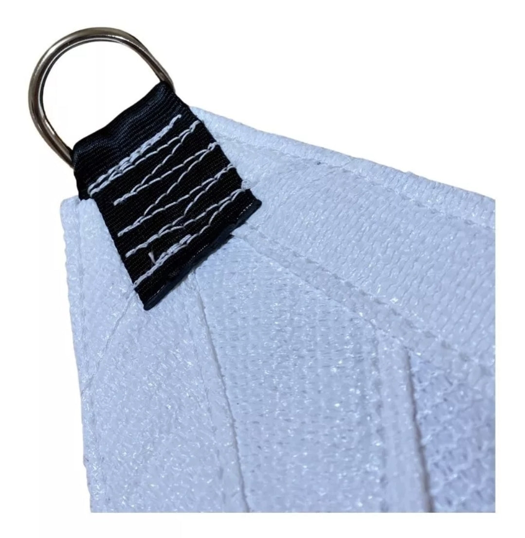 Malla sombra 3x3x3 90% sombra velaria triangular