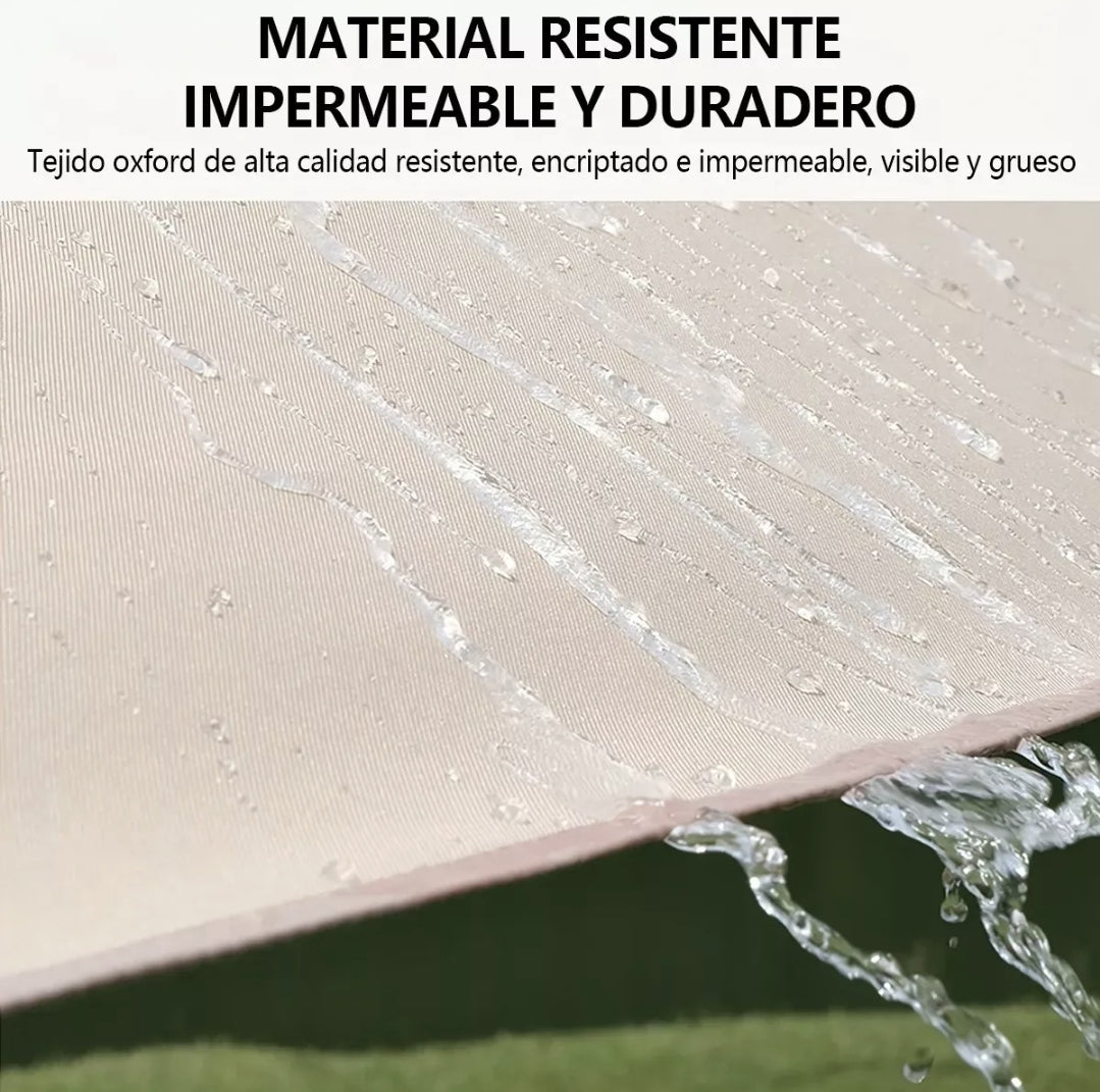 Carpa toldo reforzado plegable impermeable 3x3m