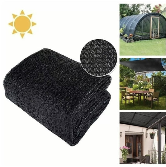 Malla sombra raschel negro 70% sombra 4x15m para INVERNADERO