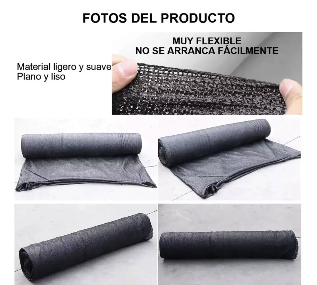 Malla sombra raschel 70% sombra 4.5x10m para INVERNADERO