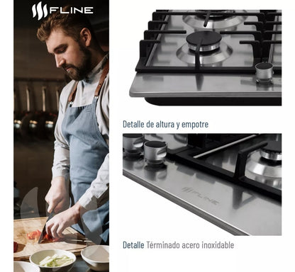 Parrilla empotrable 5 quemadores  FLINE | MALMO 5 |