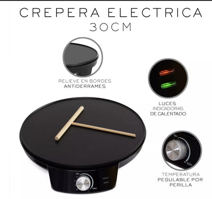 Crepera eléctrica 30cm