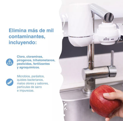 Purificador de agua mini PURA + 2 núcleos de repuesto