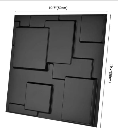 16 PANELES DECORATIVOS PVC 50X50CM