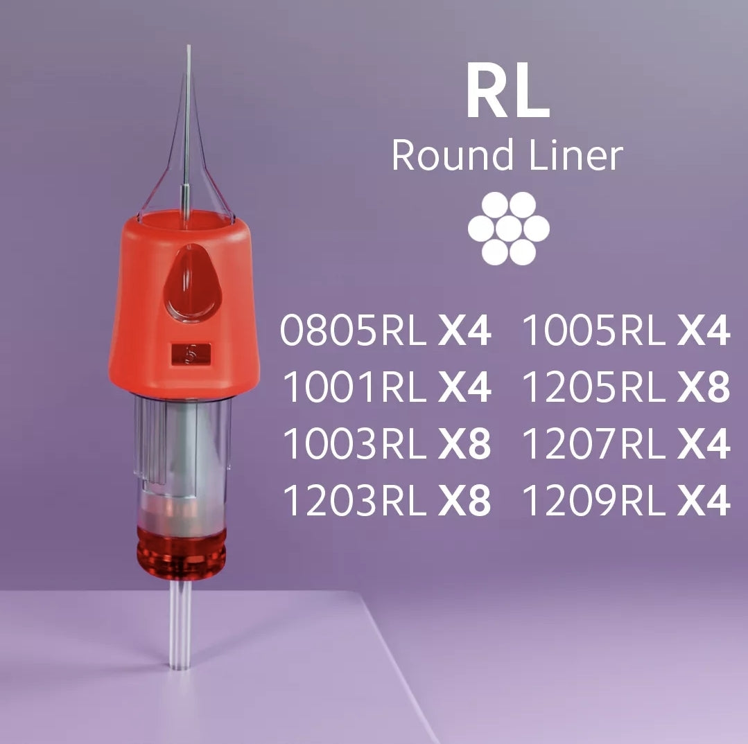 Kit de cartuchos para tatuar 80pz