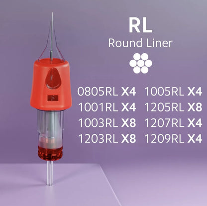 Kit de cartuchos para tatuar 80pz