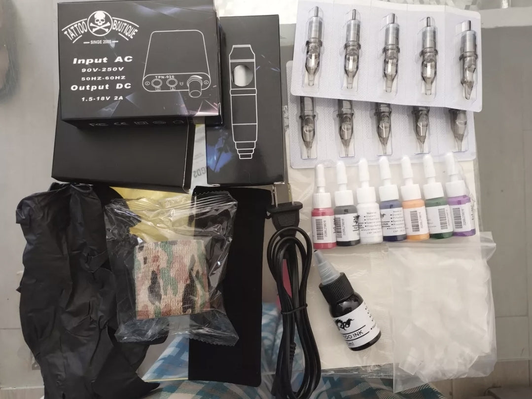 Kit profesional para tatuar