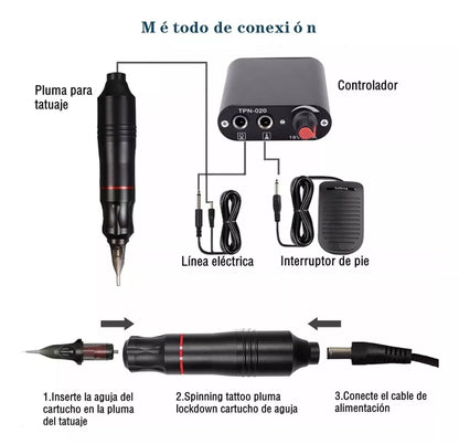 Kit profesional para tatuar