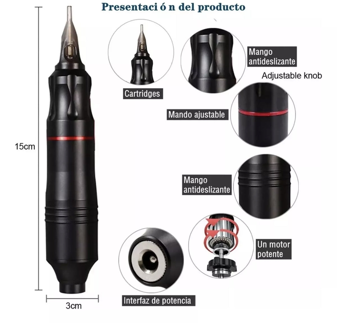 Kit profesional para tatuar