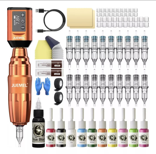 Kit para tatuar maquina inalámbrica profesional