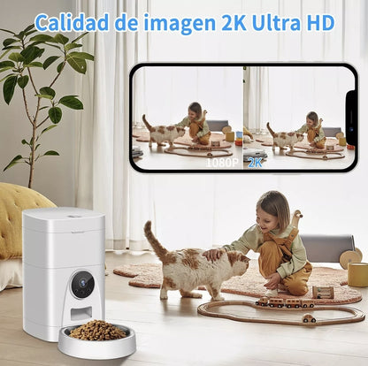 Alimentador automático para gatos 4L