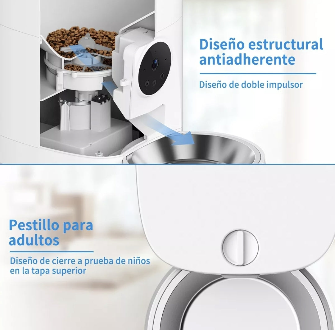 Alimentador automático para gatos 4L