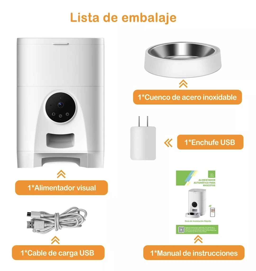 Alimentador automático para gatos 4L