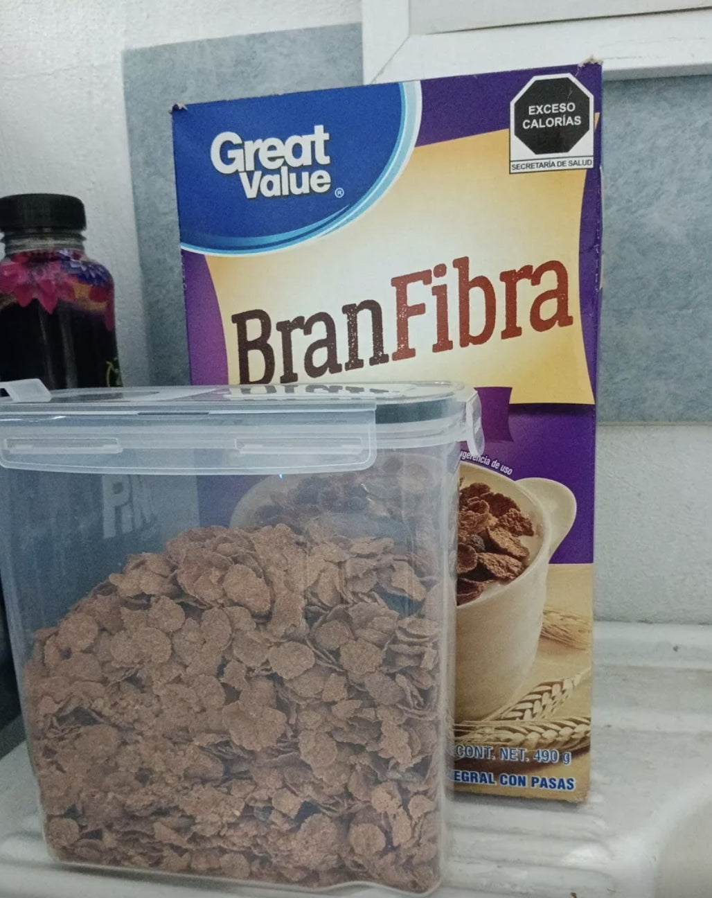 8 contenedores herméticos para cereales capacidad 2.5L