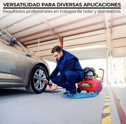 Compresor eléctrico lubricado 2.5Hp 25L