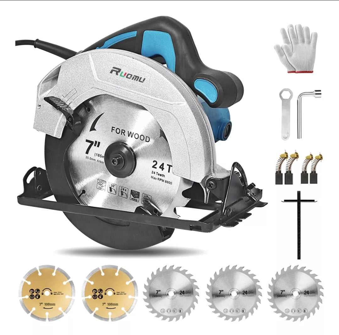 Sierra circular eléctrica para madera