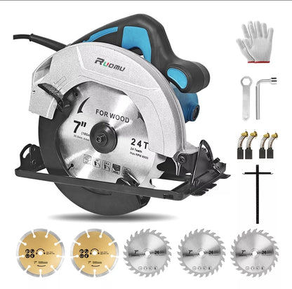 Sierra circular eléctrica para madera