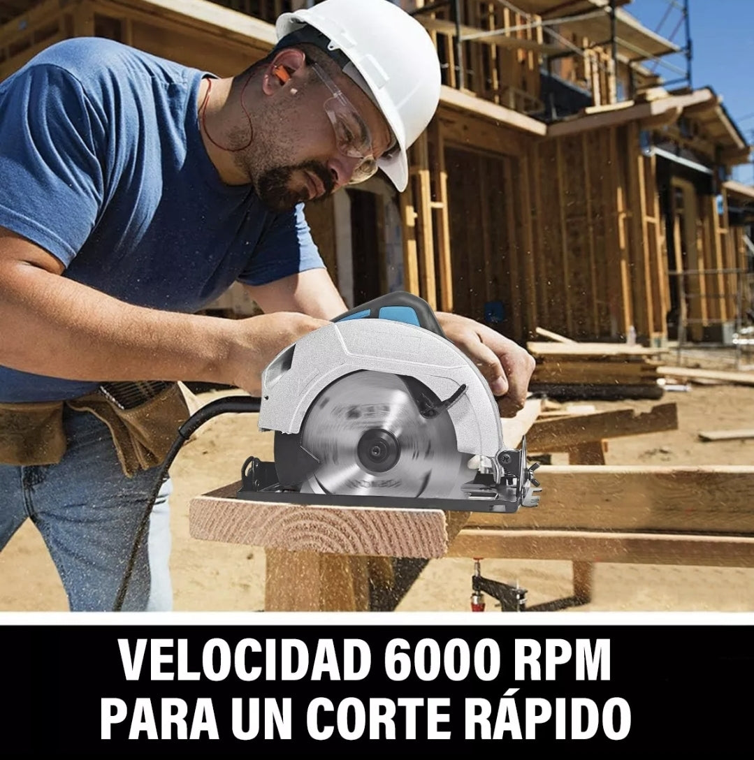 Sierra circular eléctrica para madera