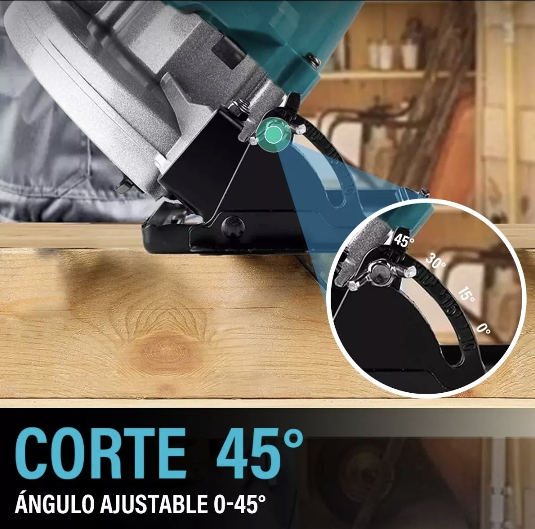 Sierra circular eléctrica para madera