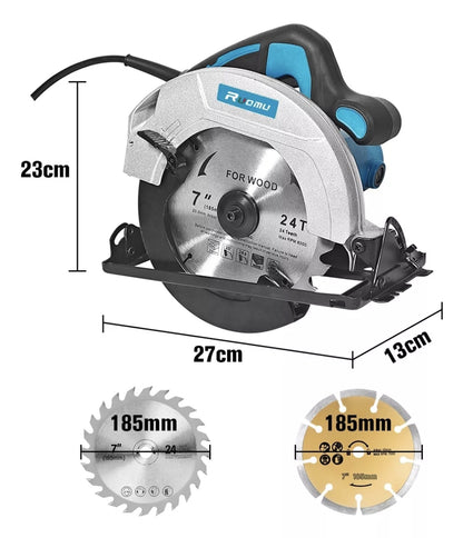 Sierra circular eléctrica para madera