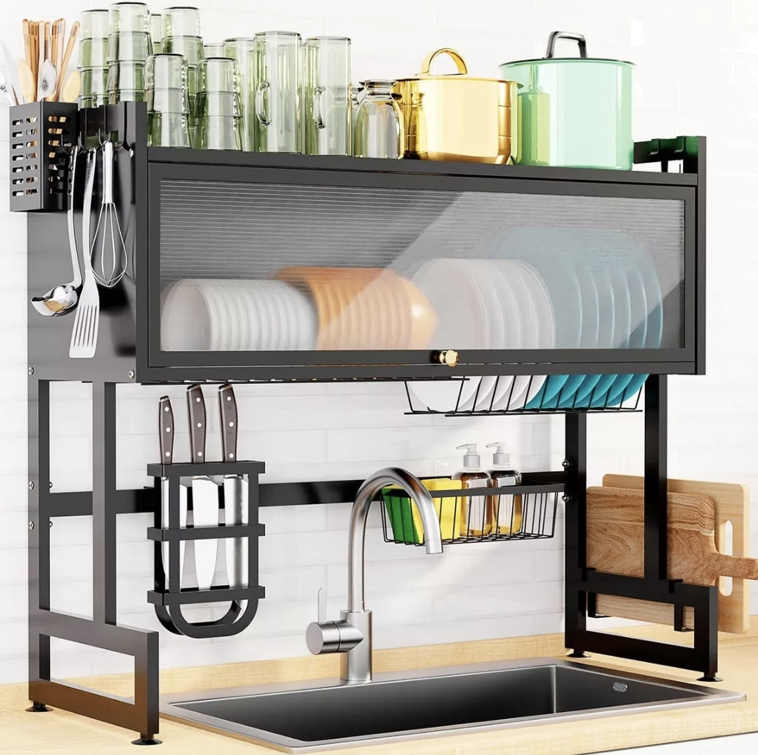 Escurridor de acero al carbono con puerta de 85cm