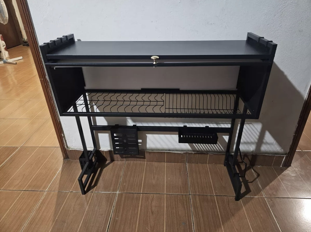 Escurridor de acero al carbono con puerta de 85cm