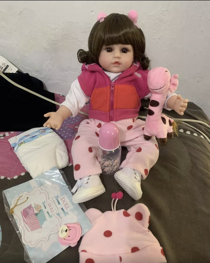 Muñeca de silicona con relleno 47cm