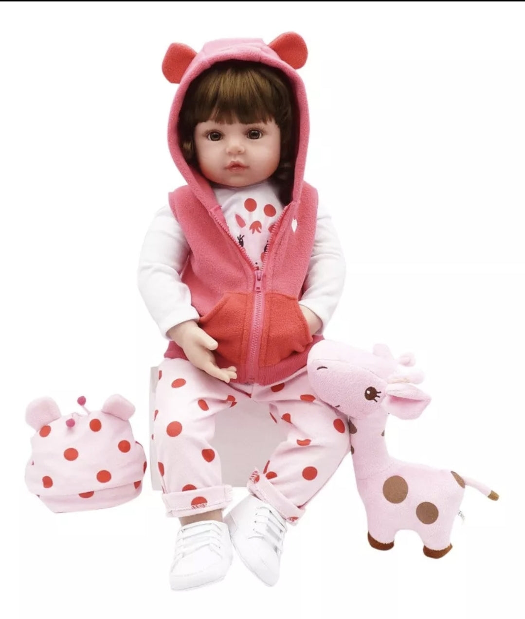 Muñeca de silicona con relleno 47cm