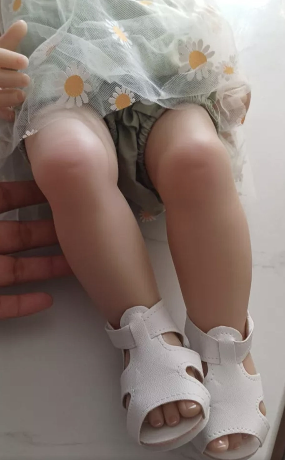 Bebé TIPO Reborn Silicona Pelo largo 55cm