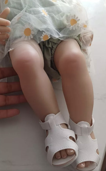 Bebé TIPO Reborn Silicona Pelo largo 55cm