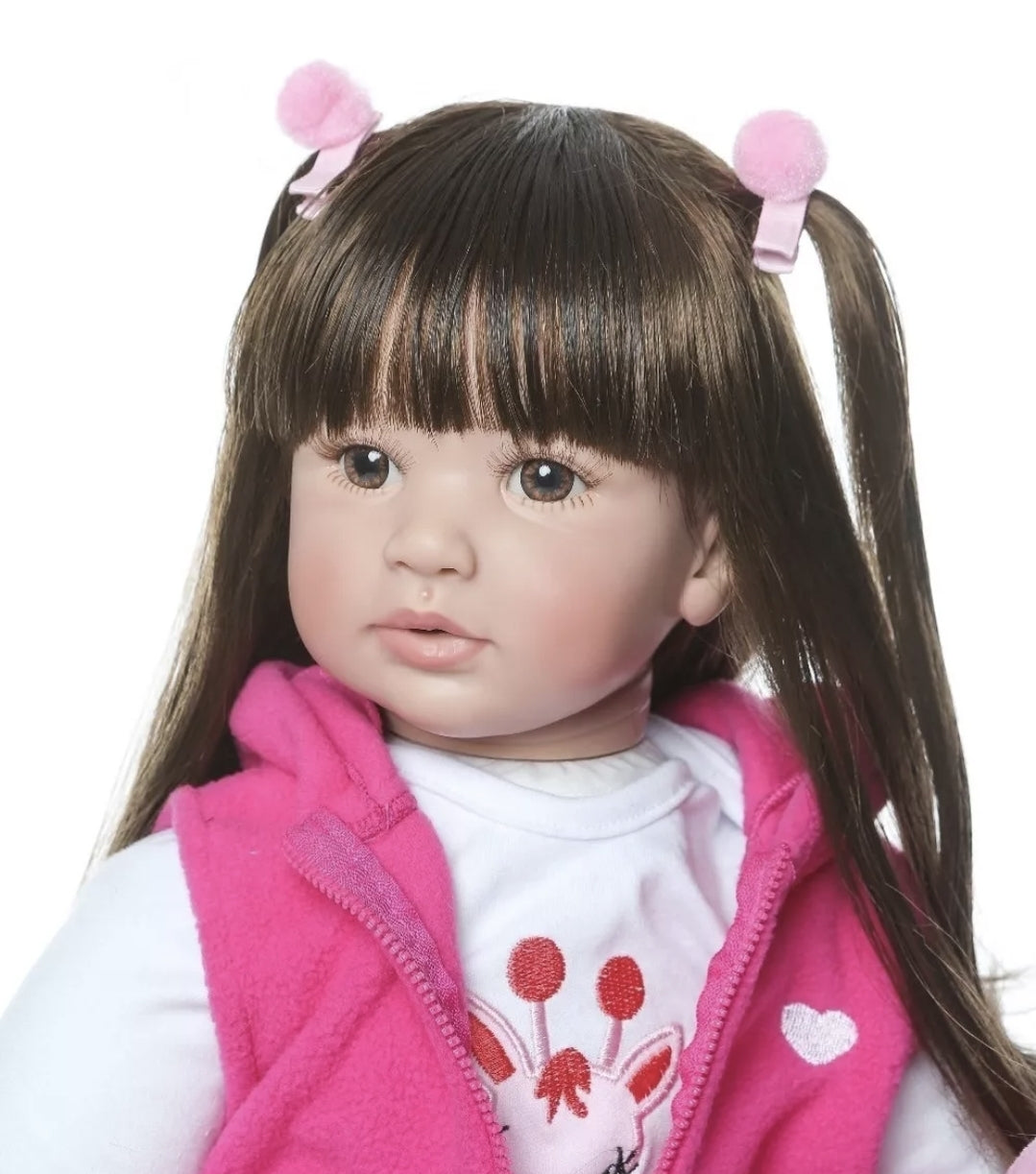 Muñeca de silicona + Algodón 60cm