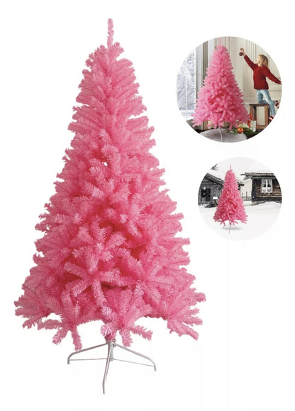 Árbol de Navidad 1.50m 450 ramas ROSA