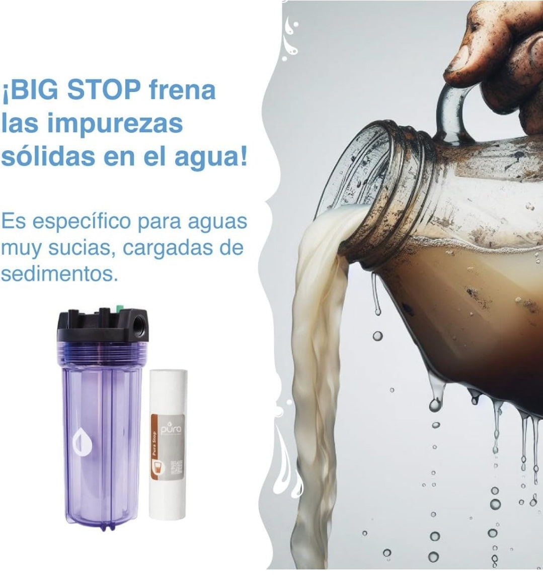 Filtro purificador Alto Flujo Big Stop