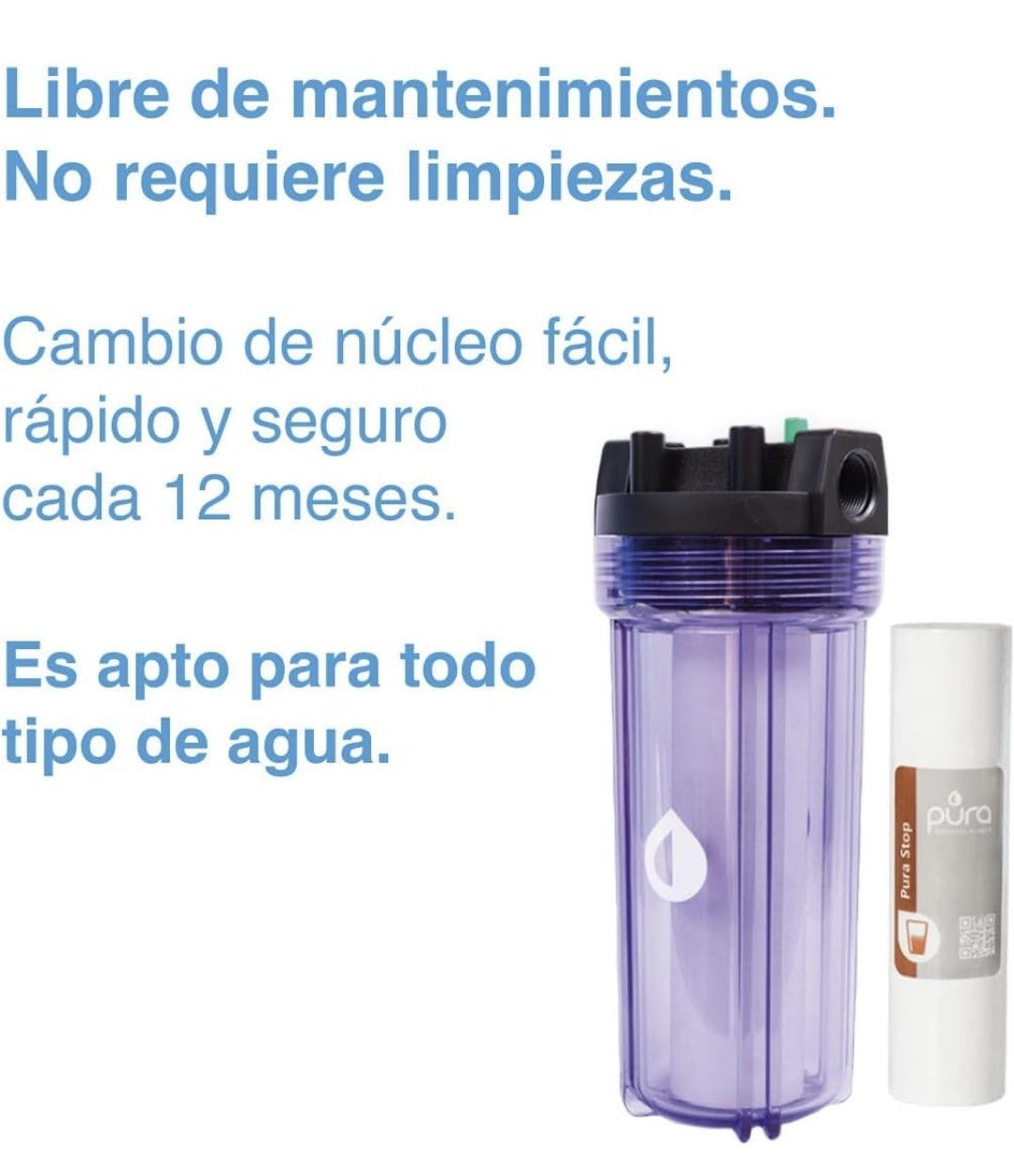 Filtro purificador Alto Flujo Big Stop